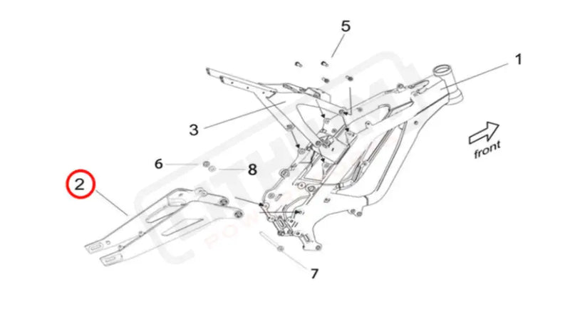 Surron Light Bee S & X OEM Swingarm - Lithium Powersports
