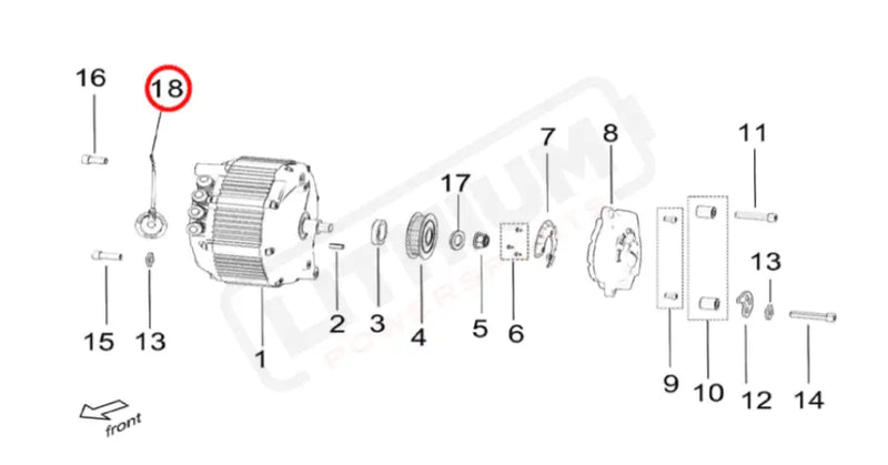 Surron Light Bee X Hall Sensor - Lithium Powersports