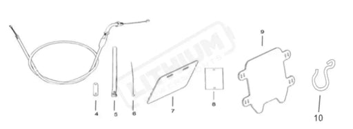 Surron Light Bee X OEM Cable Tie (4mm*150mm) - Lithium Powersports
