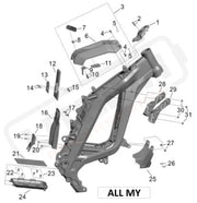 Surron Light Bee X OEM Controller Mud Guard