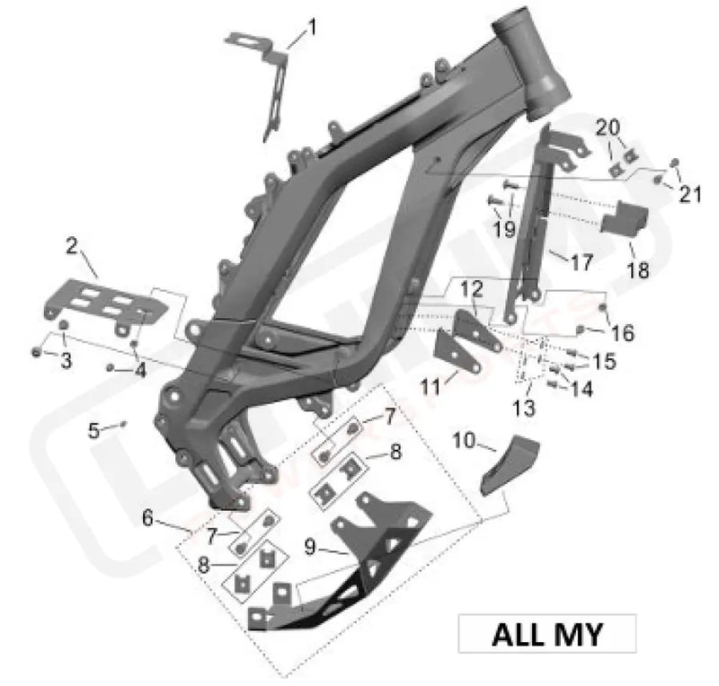 Surron Light Bee X OEM Controller Upper Bracket