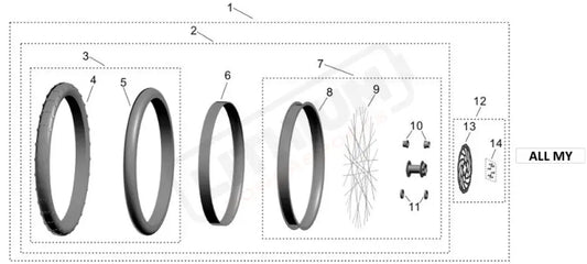 Surron Light Bee X OEM Front Brake Disc - Brake Rotor