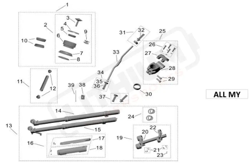 Surron Light Bee X OEM Front Fork Seal Assy. (KKE)