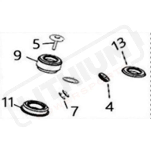 Light Bee Headset Assembly (without bearings)