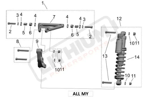 Surron Light Bee X OEM Linkage Arm Assy.