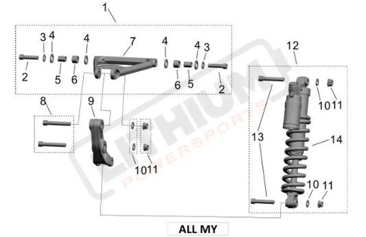 Surron Light Bee X OEM Linkage Arm Assy.