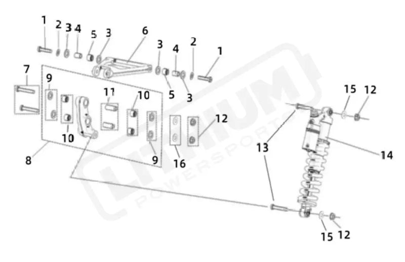 Surron Light Bee X OEM Linkage Arm Oil Seal - Lithium Powersports