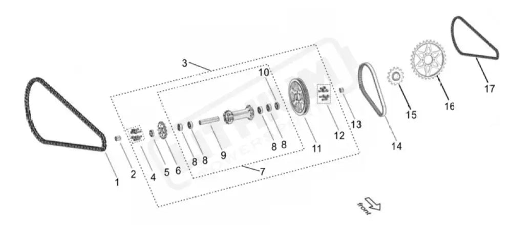 Surron Light Bee X OEM Midshaft Inner Bushing