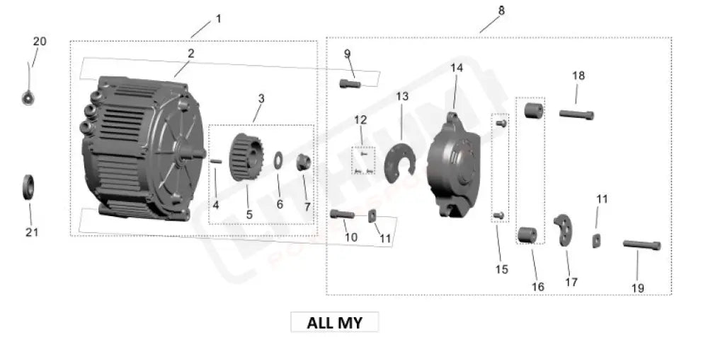 Surron Light Bee X OEM Motor (3KW) — Lithium Powersports
