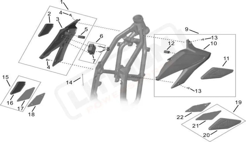 Front Shroud Assembly parts diagram