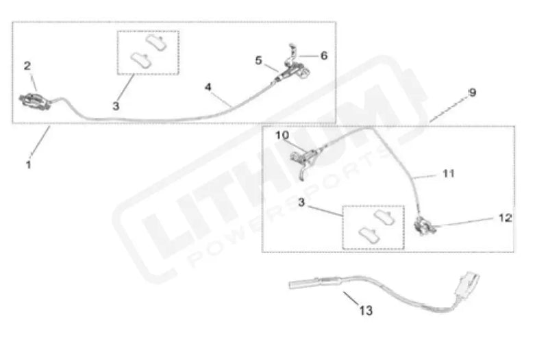 Surron Light Bee X OEM Front Brake Hose (DOT Oil Only) - Lithium Powersports