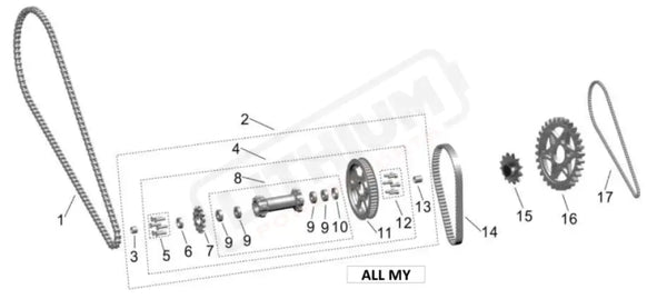 Surron Light Bee X OEM MY25 L. Midshaft Oil Seal B7-001-15-26-06 - Fluid / Oil