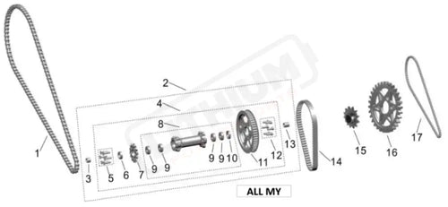 Surron Light Bee X OEM MY26 R. Midshaft Oil Seal (15-24-7) - Fluid / Oil