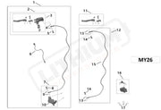 Surron Light Bee X OEM (MY26) Rear Hydraulic Disc Brake System