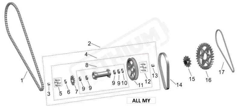 Surron Light Bee X OEM Nut B2006 M8