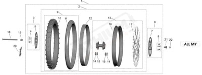 Surron Light Bee X OEM Nut B2007 M12*1.25
