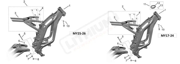Surron Light Bee X OEM Nut B2013 (M10*1.0) - Light