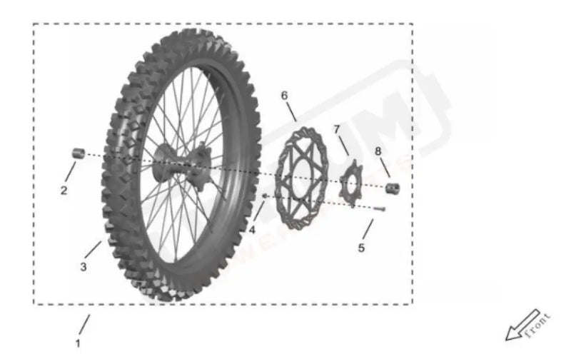 Surron Light Bee X OEM Nut B2015 (M10*1.0) eParts