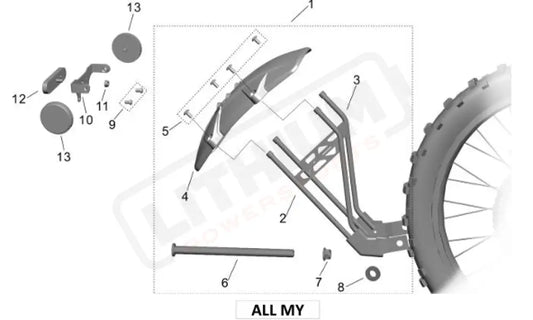 Surron Light Bee X OEM Nut B2015 M6