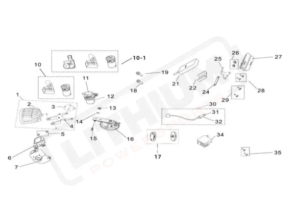 Surron Light Bee X OEM Nut B2015 (M10*1.0) - Light