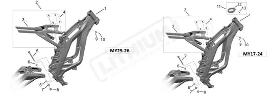 Surron Light Bee X OEM Nylon Clamp - Light