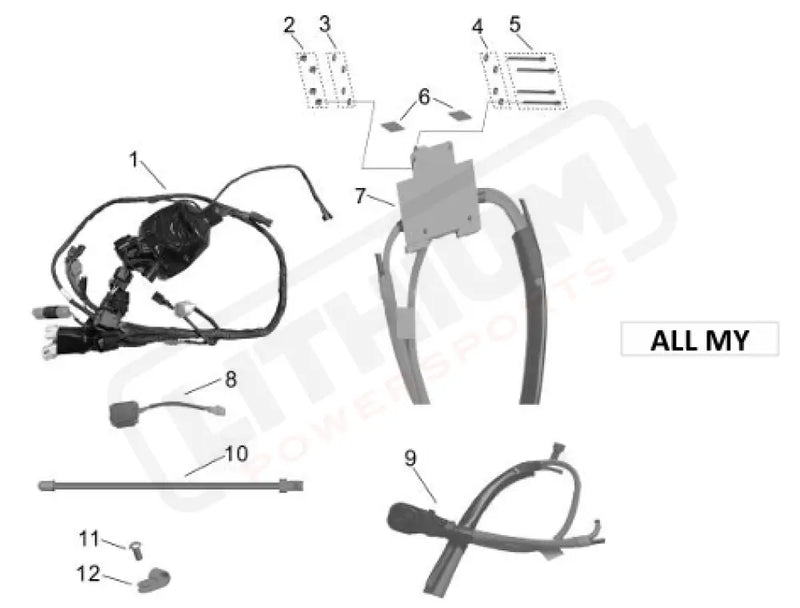 Surron Light Bee X OEM Nylon clip81138