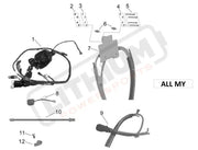 Surron Light Bee X OEM (MY17-24) LBX Main Cable Harness (485port) (1210mm)