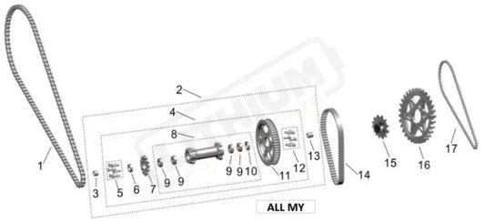 Surron Light Bee X OEM R. Midshaft Oil Seal (15-24-7) - Fluid / Oil