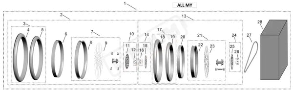 Surron Light Bee X OEM Rear Brake Disc - Brake Rotor
