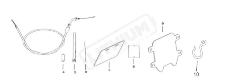 Surron Light Bee X OEM Rear LOGO plate MY2025 eParts