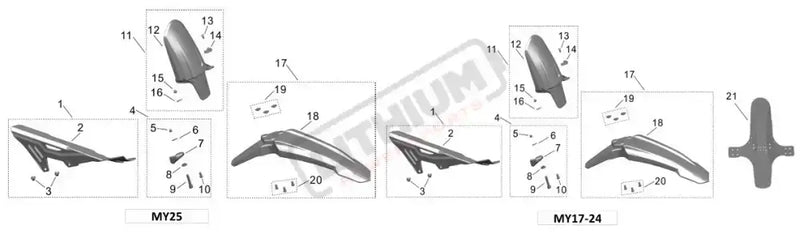 Surron Light Bee X OEM Front Fender Bushing