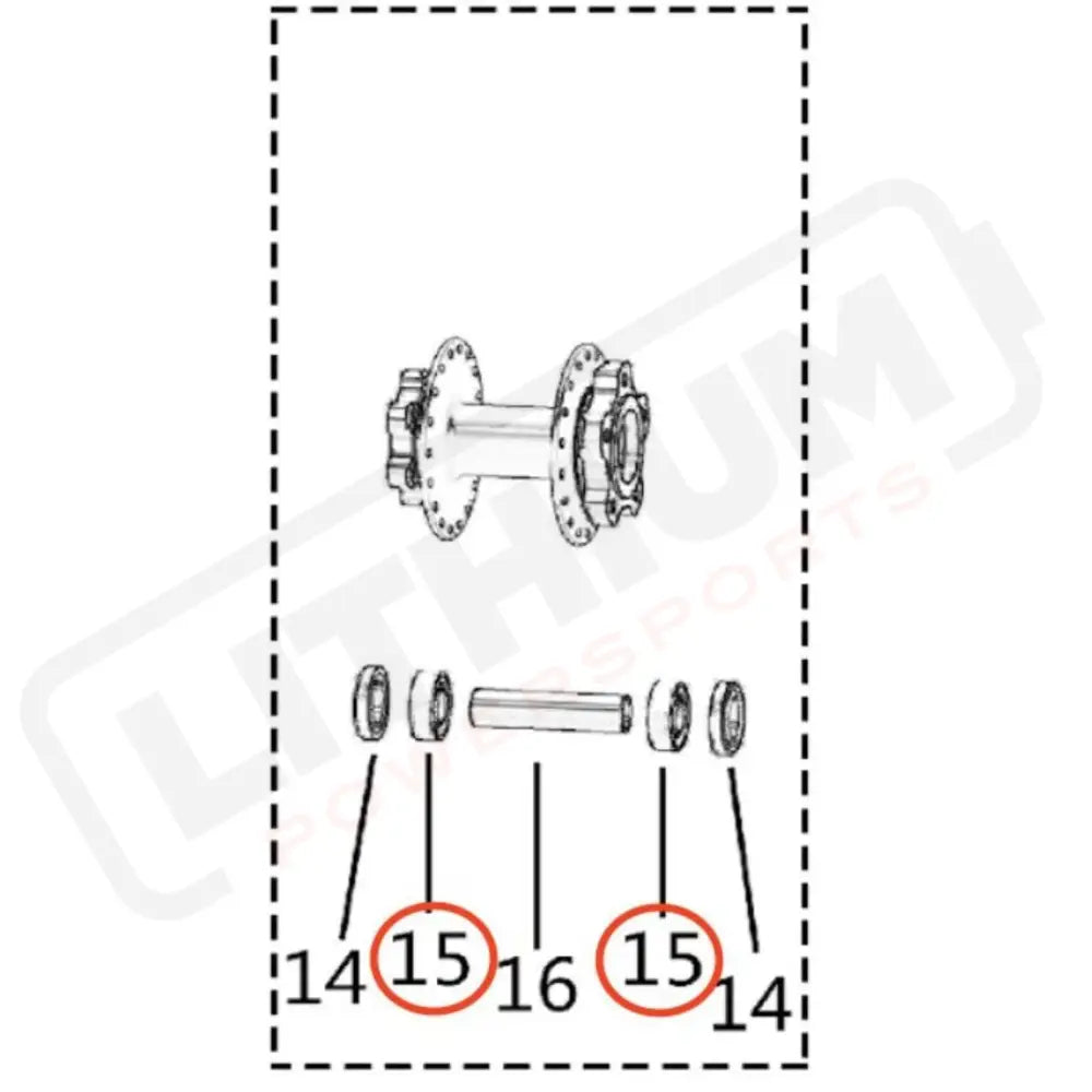 Surron Light Bee X OEM Rear Wheel Hub Bearing (?15*?35*11)