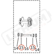 Light Bee Rear Wheel Hub Bearing