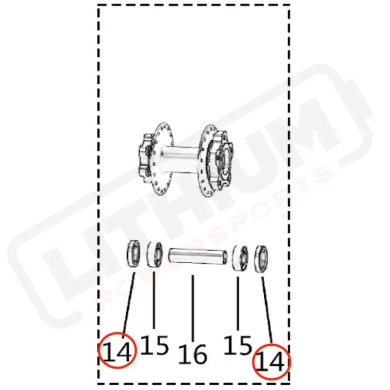 Light Bee Rear Wheel Hub Oil Seal
