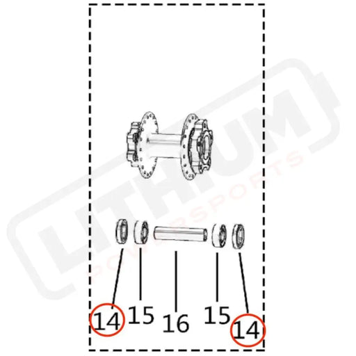 Light Bee Rear Wheel Hub Oil Seal