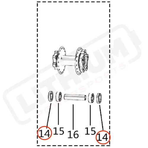 Light Bee Rear Wheel Hub Oil Seal