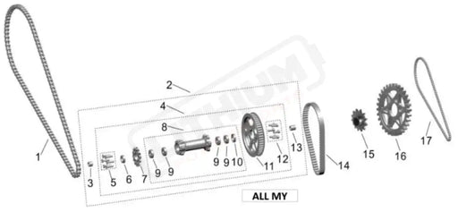 Surron Light Bee X OEM Screw B3001 M6*16 - OEM Parts