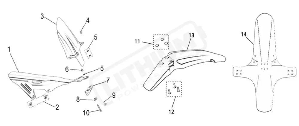 Surron Light Bee X OEM Screw B3002  (M5*12)