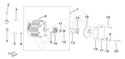 Surron Light Bee X OEM Screw B3002 M6*10