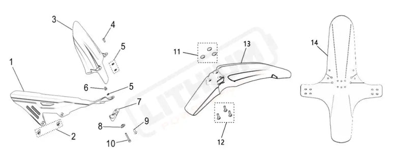 Surron Light Bee X OEM Screw B3002 (M6*12) eParts