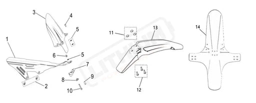 Surron Light Bee X OEM Screw B3002 (M6*12) eParts