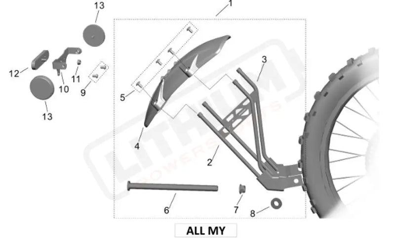 Surron Light Bee X OEM Screw FB03001 M6*12