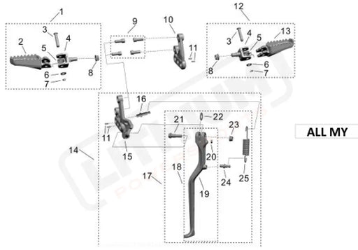 Surron Light Bee X OEM Side Stand Assy.