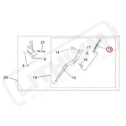 Light Bee Kickstand Spring