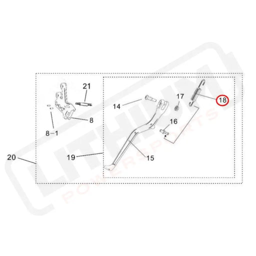 Light Bee Kickstand Spring