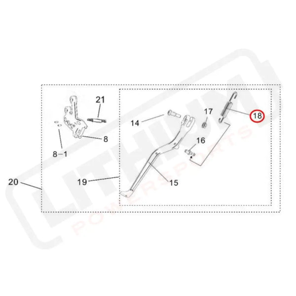Light Bee Kickstand Spring