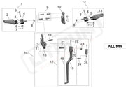 Surron Light Bee X OEM Side Stand Spring Pin A