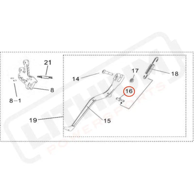 Surron Light Bee X OEM Side Stand Spring Screw
