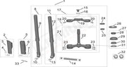 Front Fork & Steering Stem System parts diagram