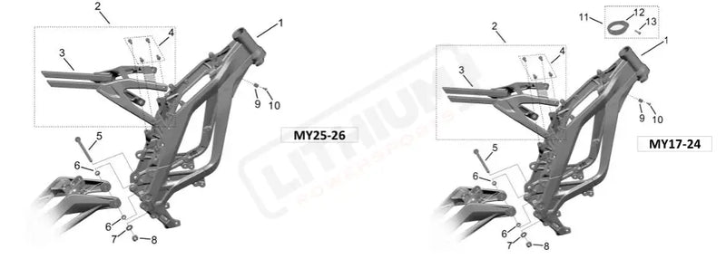 Surron Light Bee X OEM Washer B4001 d10 - Light